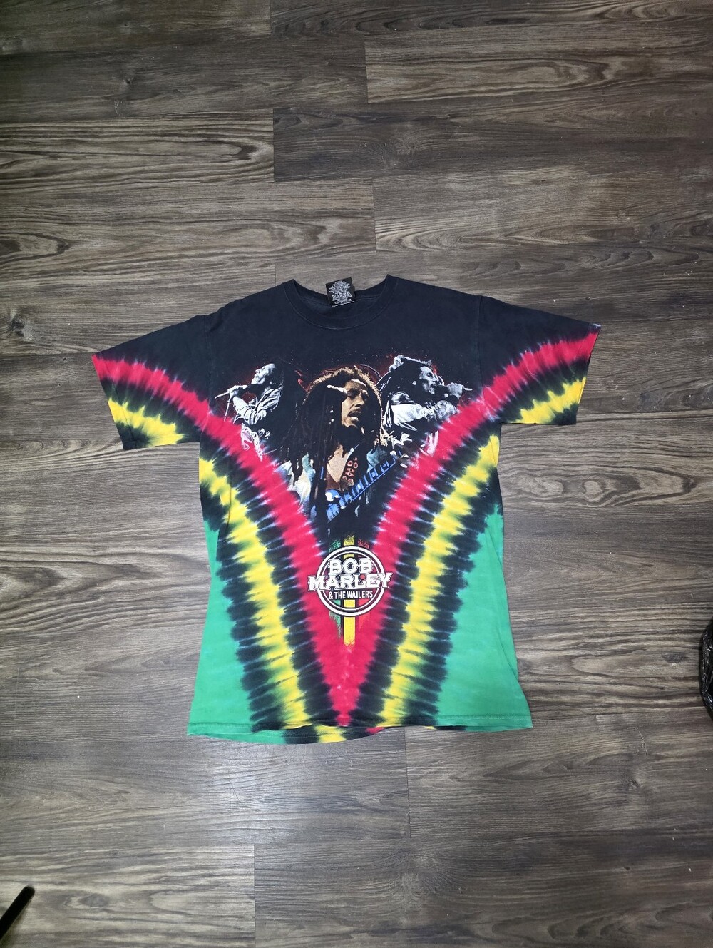 Bob Marley 2010 & the Wailers Zion Over Print T-Shirt  Tie-Dye